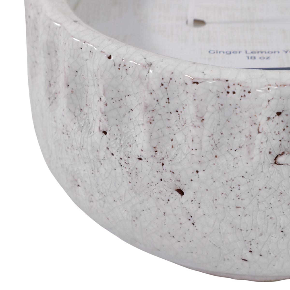 Covestone White/Ivory Ginger Lemon Yuzu Candle