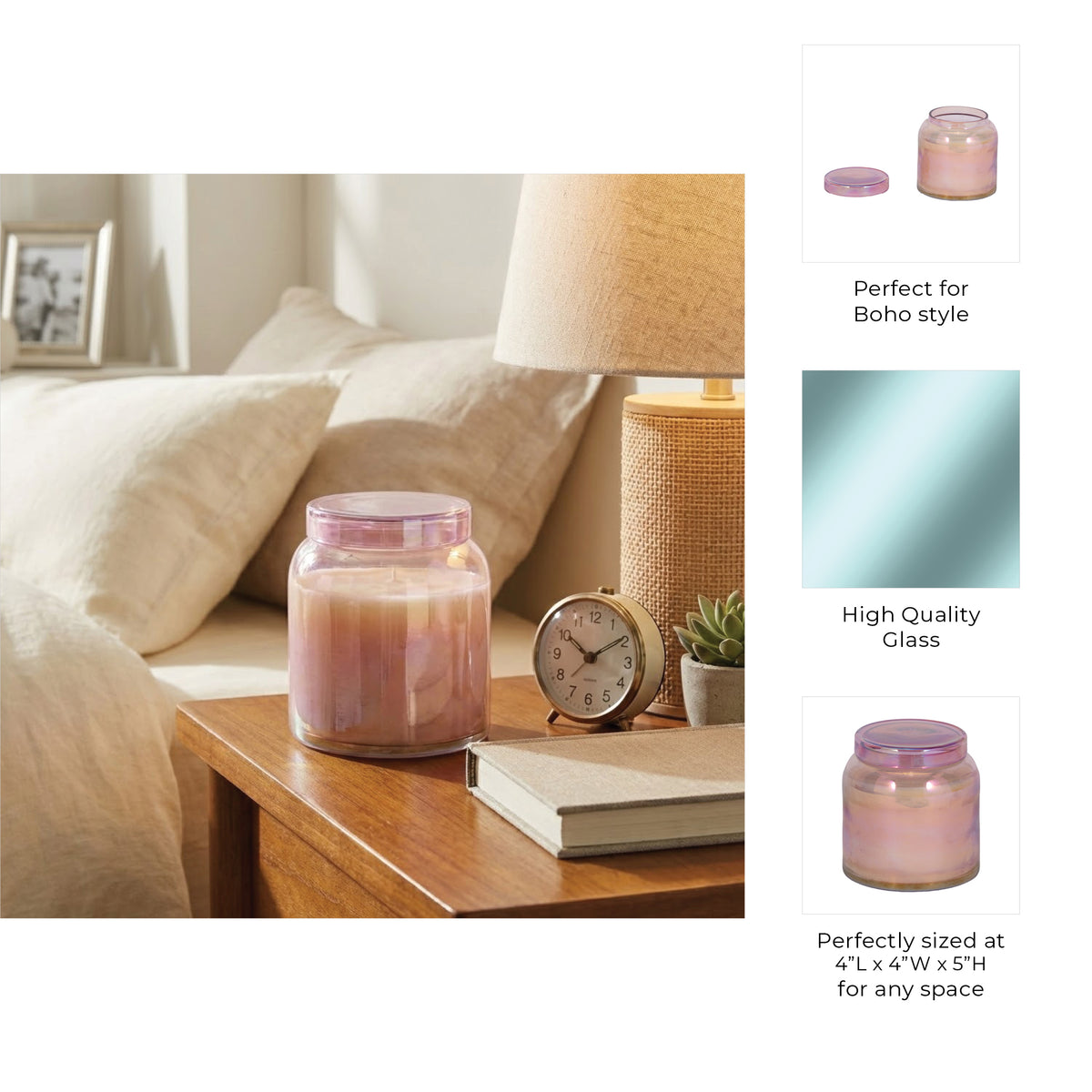 Grahamcliff Pink Jasmine Luster Candle