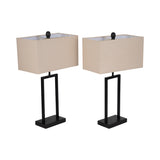 Hedleyhaven Black Lamps (Set of 2)