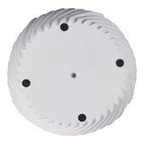 Commerce White Curvy Lines Rounded Planters (Set of 2)
