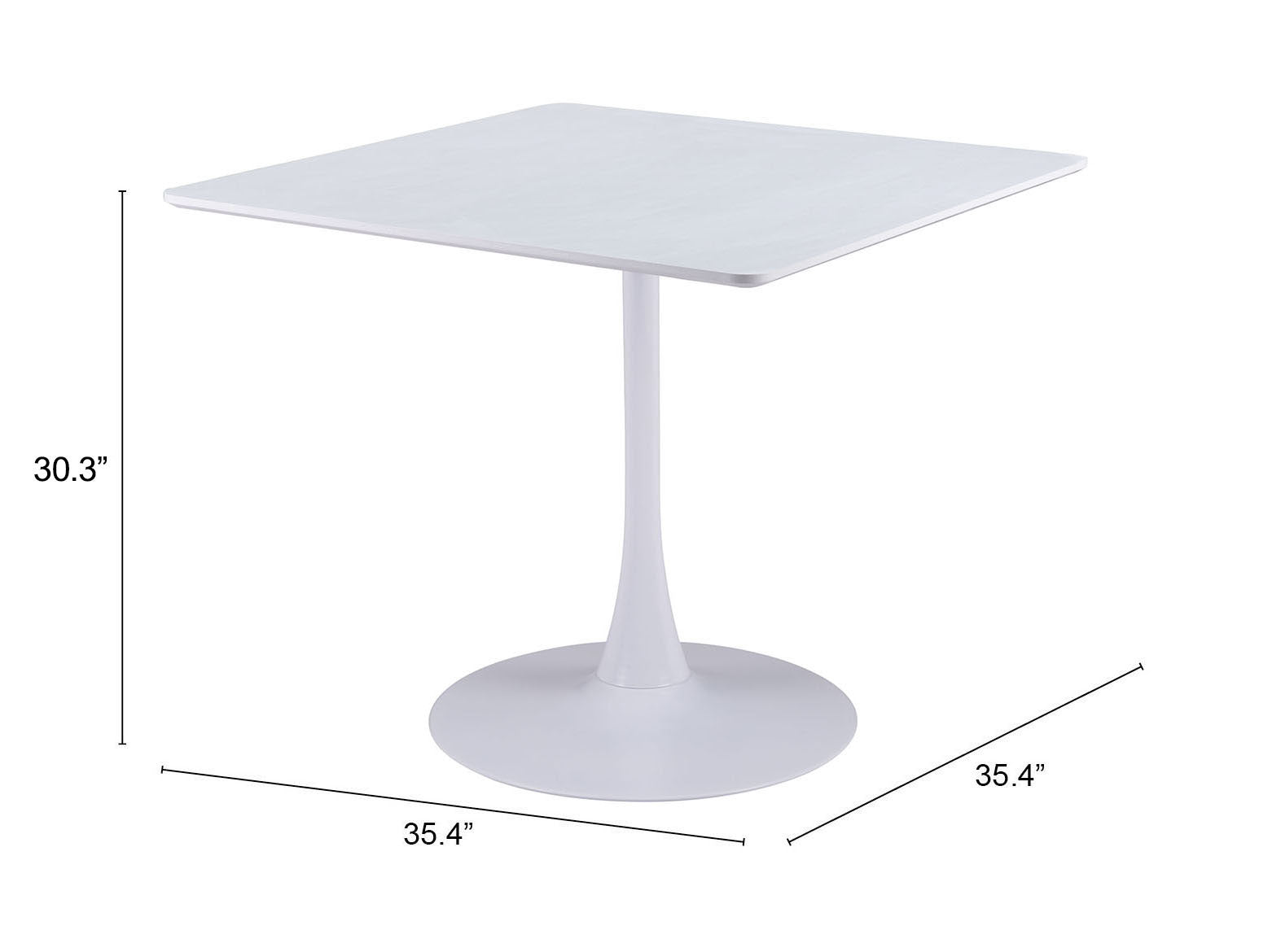 Molly White Dining Table