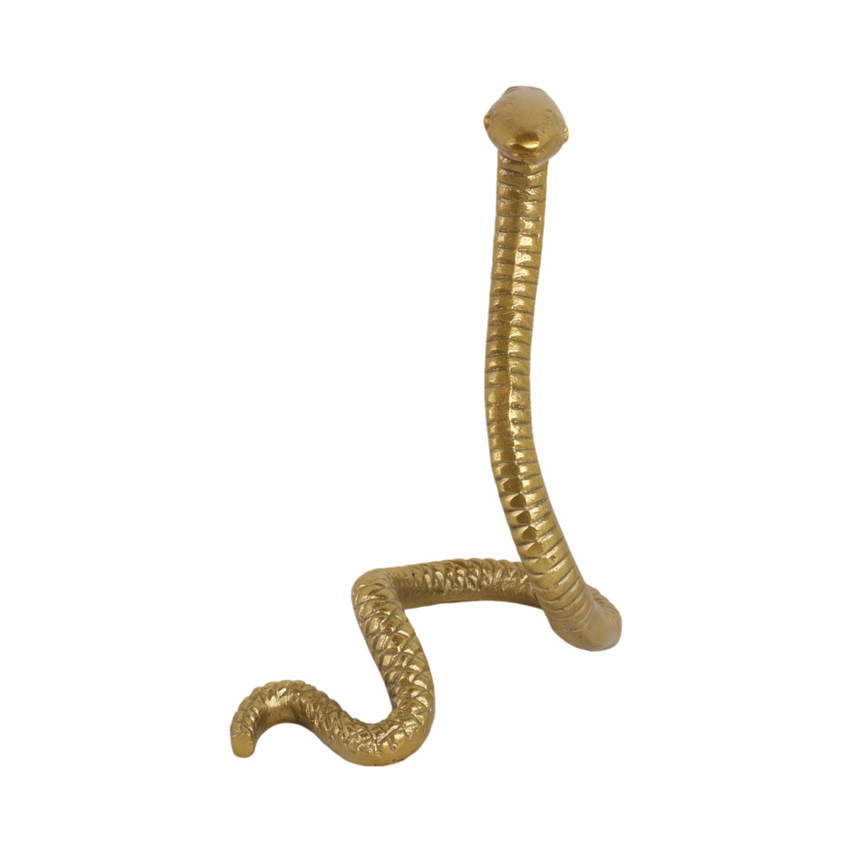 Tustin Gold Tall Snake Tabletop Decor