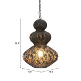 Kali Black Ceiling Lamp