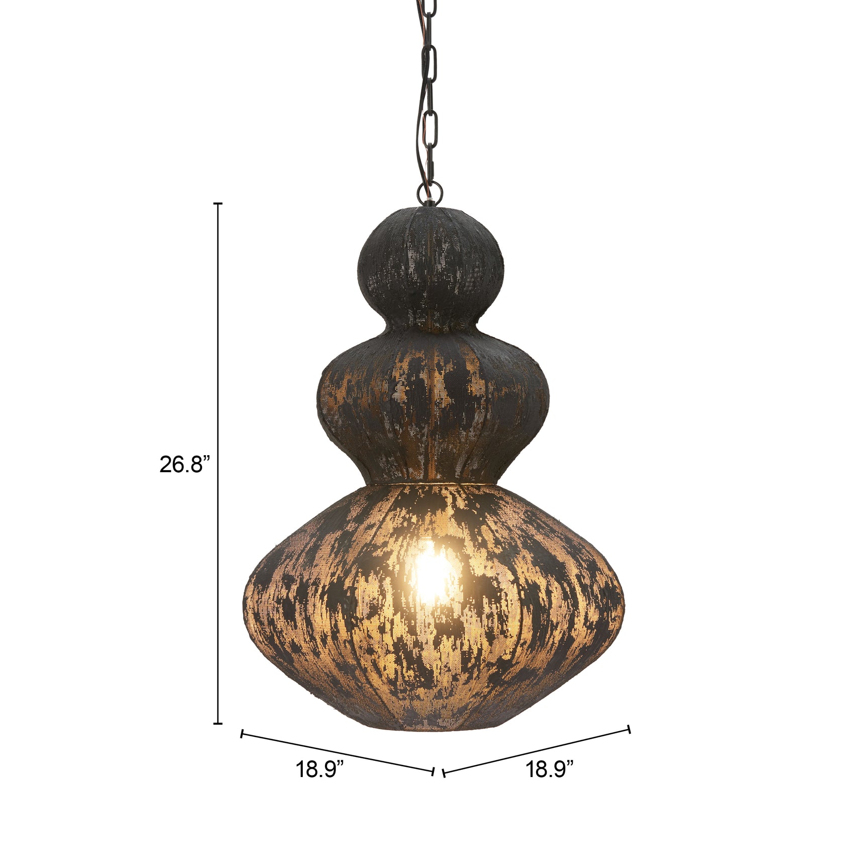 Kali Black Ceiling Lamp