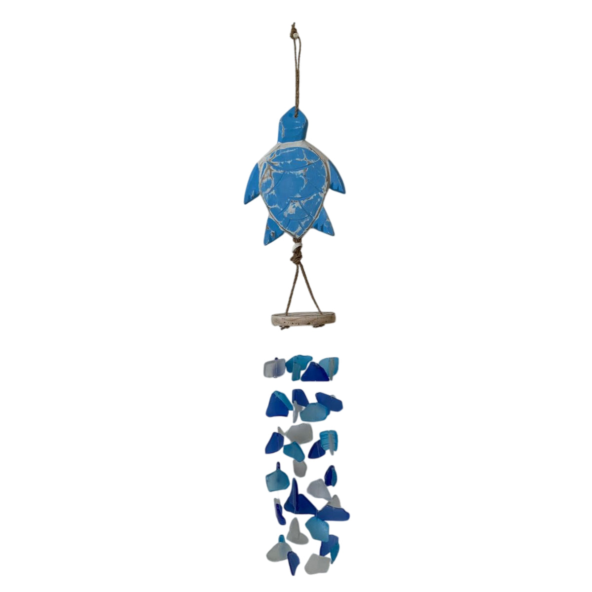 Simmler Multicolor Turtle and Glass Hanging Decor