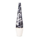 Chappo Ivory/Navy Metal Neptune Floor Vase