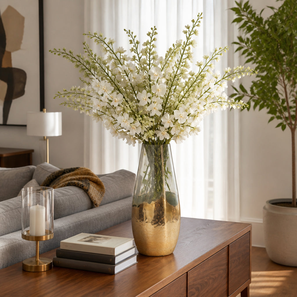 Reedmore Clear/Frost Glass Vase