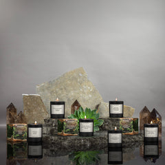 8oz Sandalwood | Vanilla | Amber Candle with Lid and Box (Inspired by Hotel Costes®) - Ornate Home