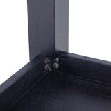 9-Piece Rockaway 70.86 Dining Set in Black with 8 Hamlet Side and Arm Chairs - Ornate Home