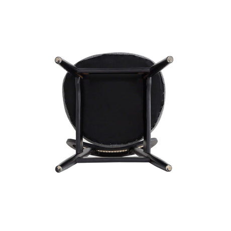 9-Piece Rockaway 70.86 Dining Set in Black with 8 Paragon 1.0 Dining Chairs - Ornate Home