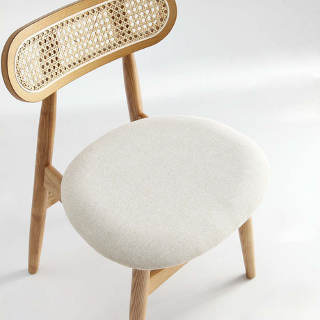 9-Piece Rockaway 70.86 Dining Set in Nature with 8 Colbert Dining Chairs - Ornate Home