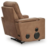 Flinlock Caramel Power Glider Recliner with Audio System (Online Special Price)