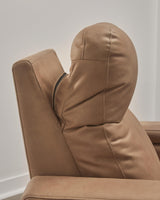 Flinlock Caramel Power Glider Recliner with Audio System