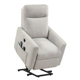 Koa Silver Power Lift Chair With Massage Heat And Charging Port