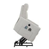 Koa Silver Power Lift Chair With Massage Heat And Charging Port