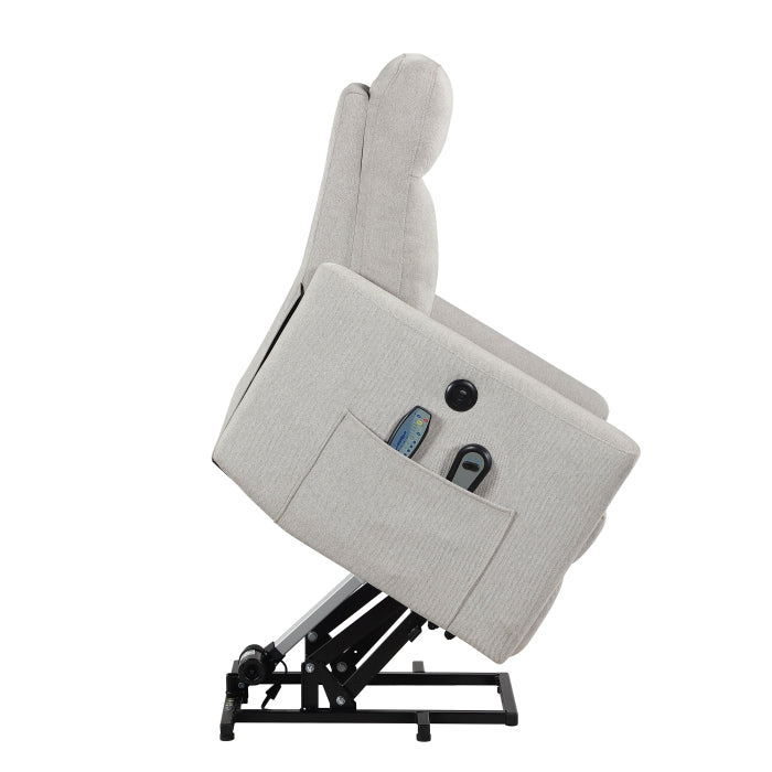 Koa Silver Power Lift Chair With Massage Heat And Charging Port