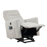 Koa Silver Power Lift Chair With Massage Heat And Charging Port