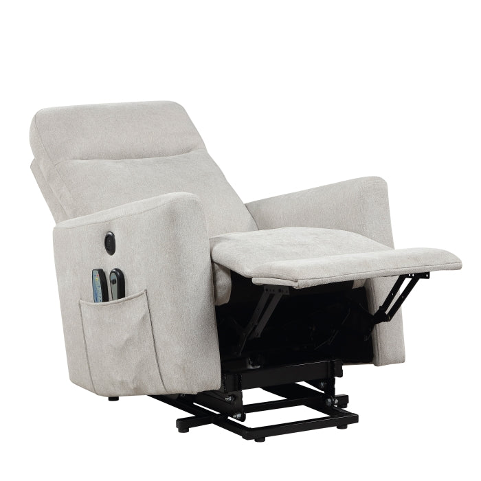 Koa Silver Power Lift Chair With Massage Heat And Charging Port