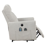 Koa Silver Power Lift Chair With Massage Heat And Charging Port