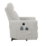 Koa Silver Power Lift Chair With Massage Heat And Charging Port