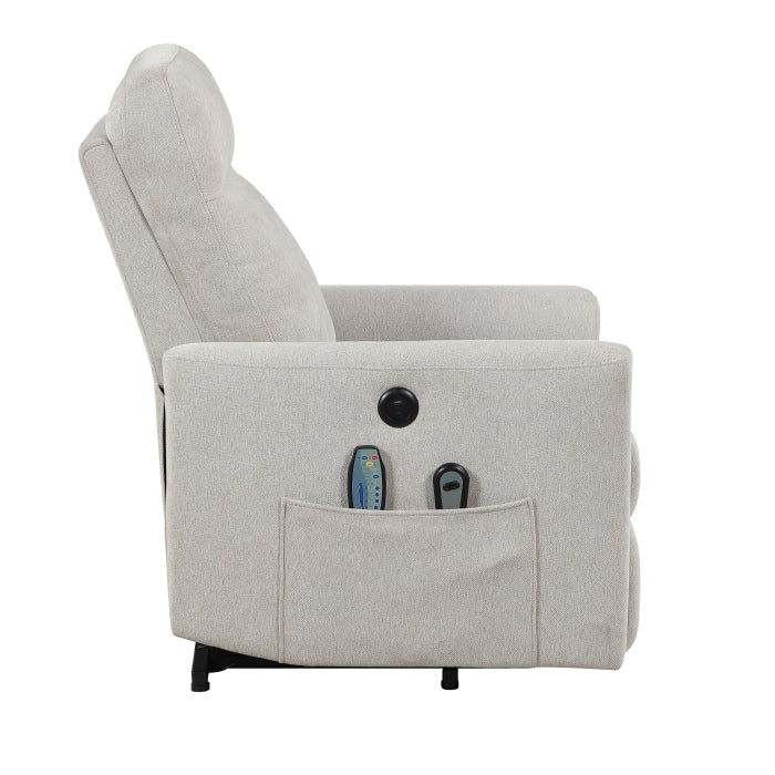 Koa Silver Power Lift Chair With Massage Heat And Charging Port