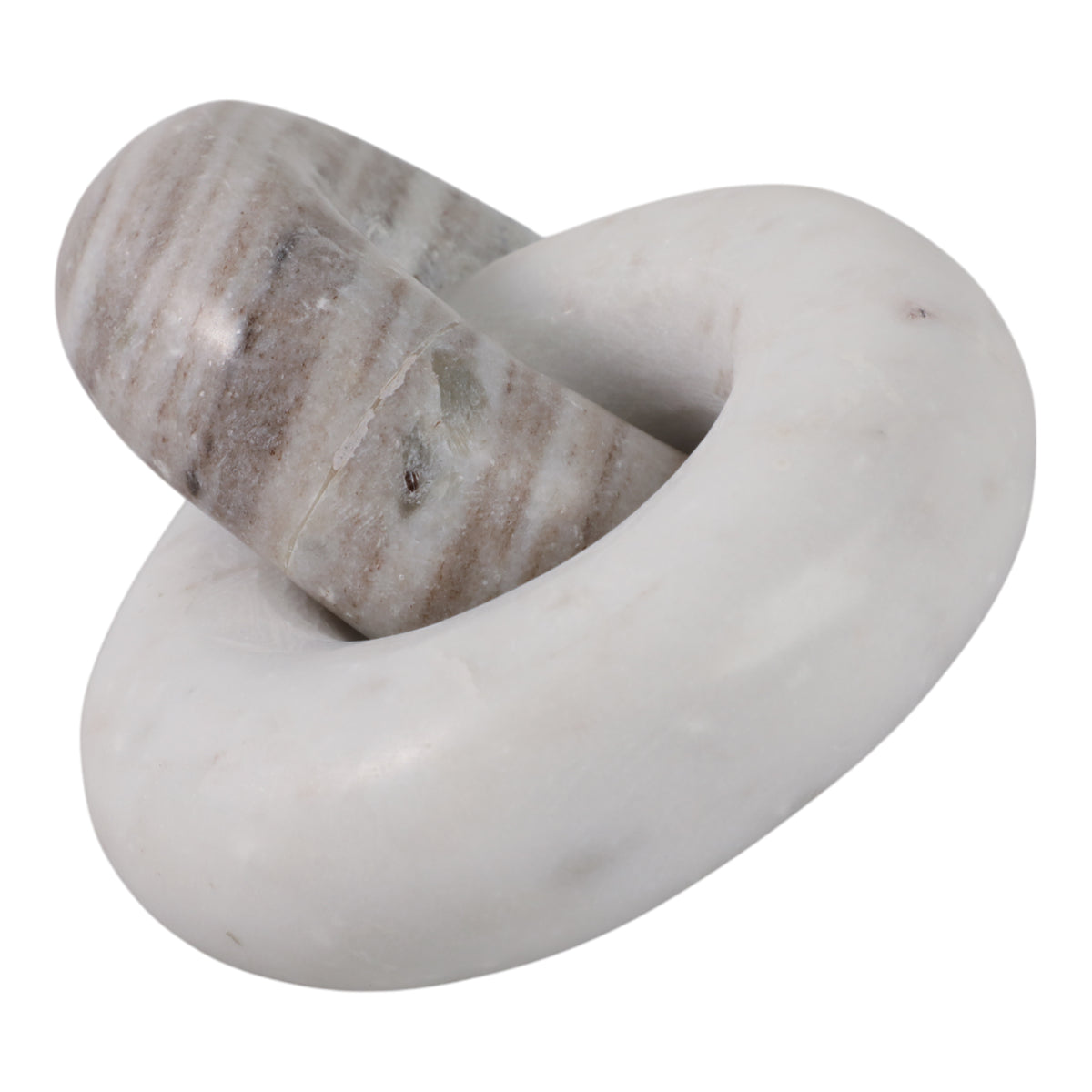 Barclaygate Beige/White Double Ring Chain