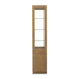 Portrait Sienna Brown Display Cabinet