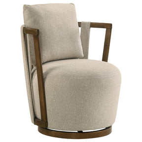 Harlowe Greige / Brown Accent Chair