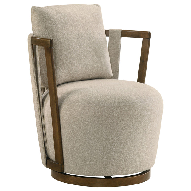 Harlowe Greige / Brown Accent Chair