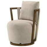 Harlowe Greige / Brown Accent Chair