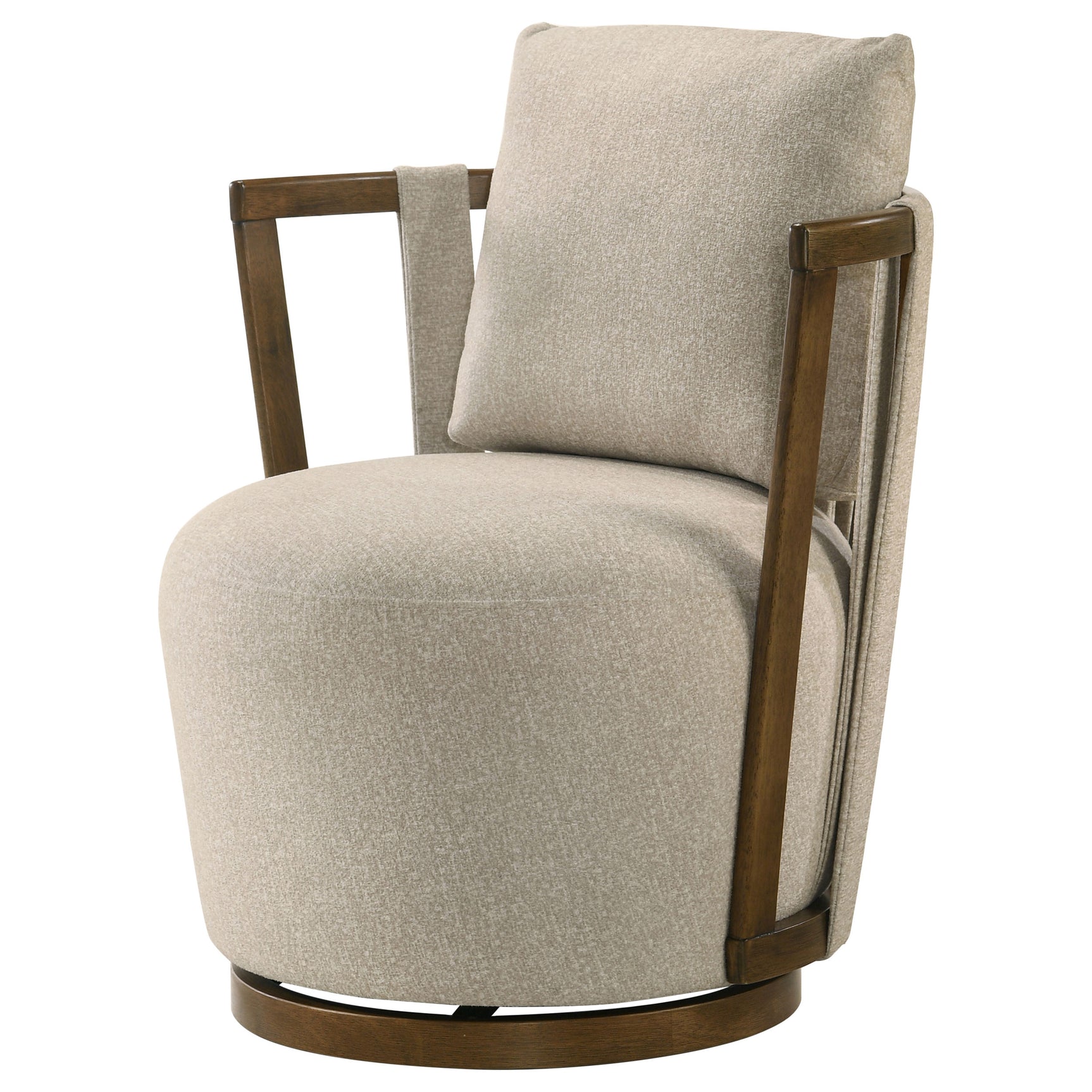 Harlowe Greige / Brown Accent Chair