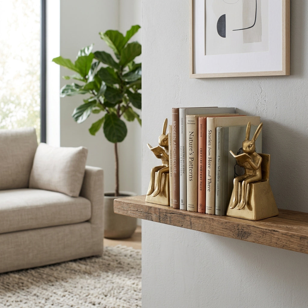 Pennwind Gold Bookends (Set of 2)