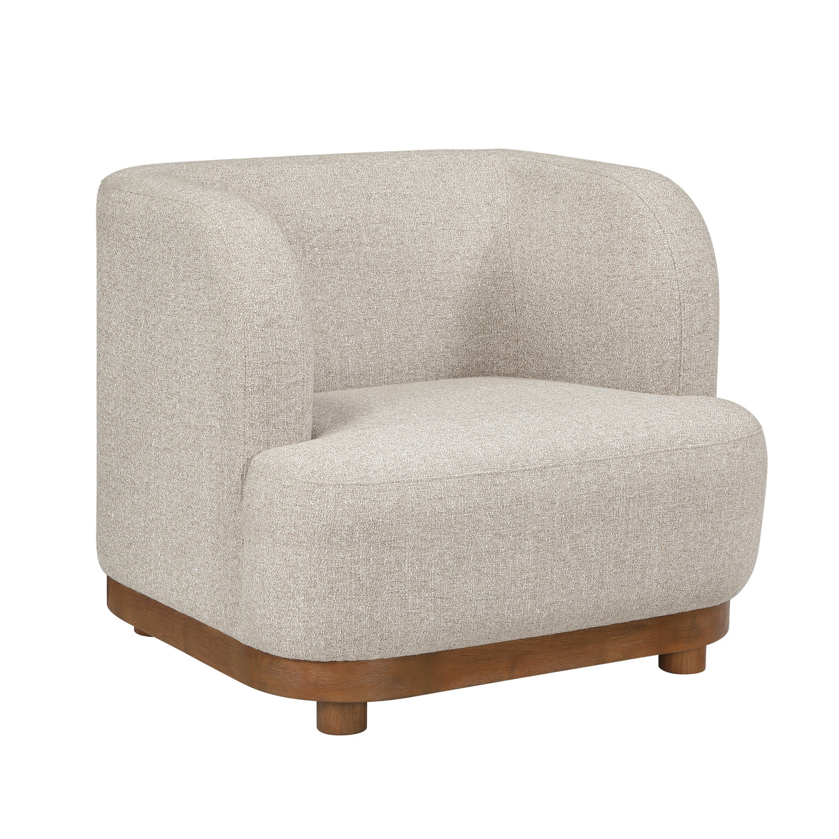 Crescent Taupe Chair