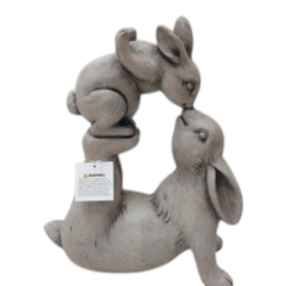 Sugarfield Tan Resin Bunny with Baby