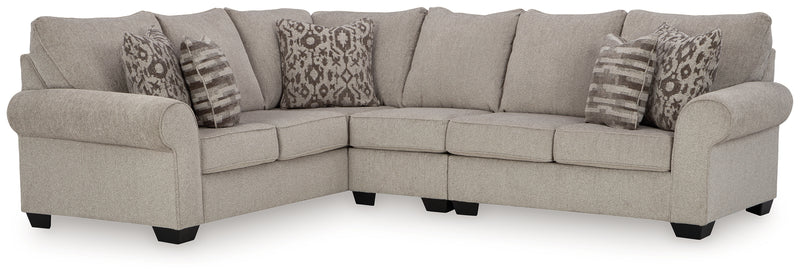 Claireah Umber 3-Piece Sectional - Ornate Home