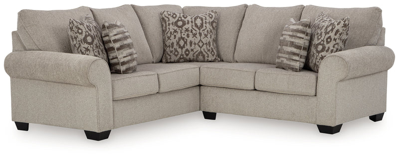 Claireah Umber 2-Piece Sectional - Ornate Home