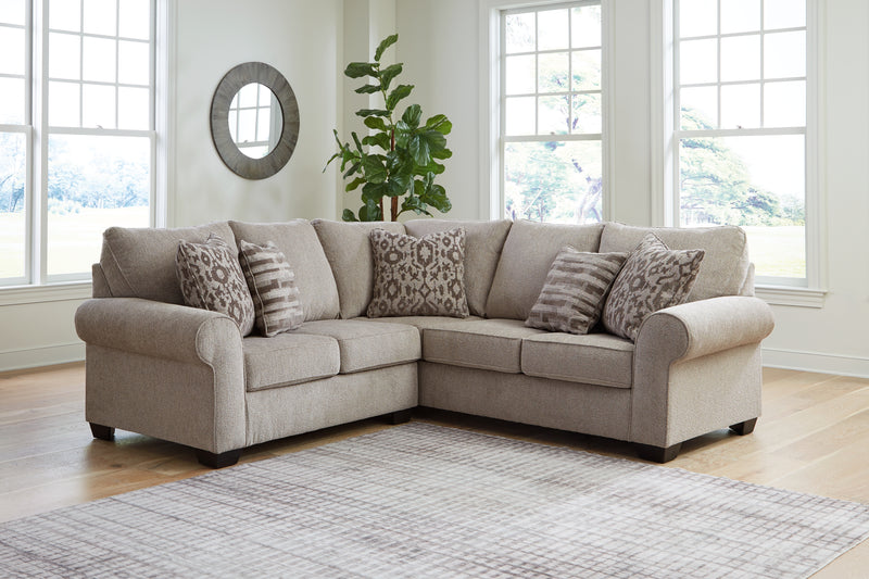 Claireah Umber 2pc Sectional - Ornate Home