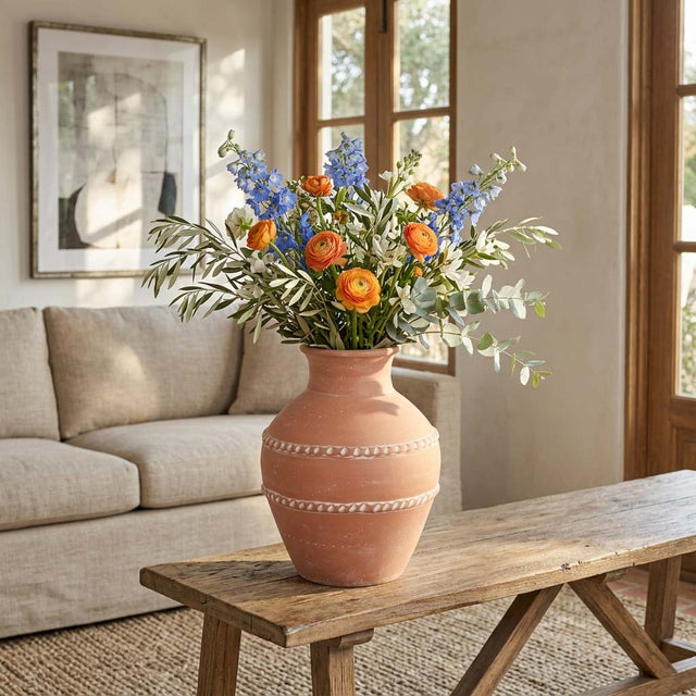 Ripley Terracotta Traditional Vase