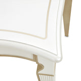 La Marisia Creamy Pearl Vanity Set with Mirror & Chair