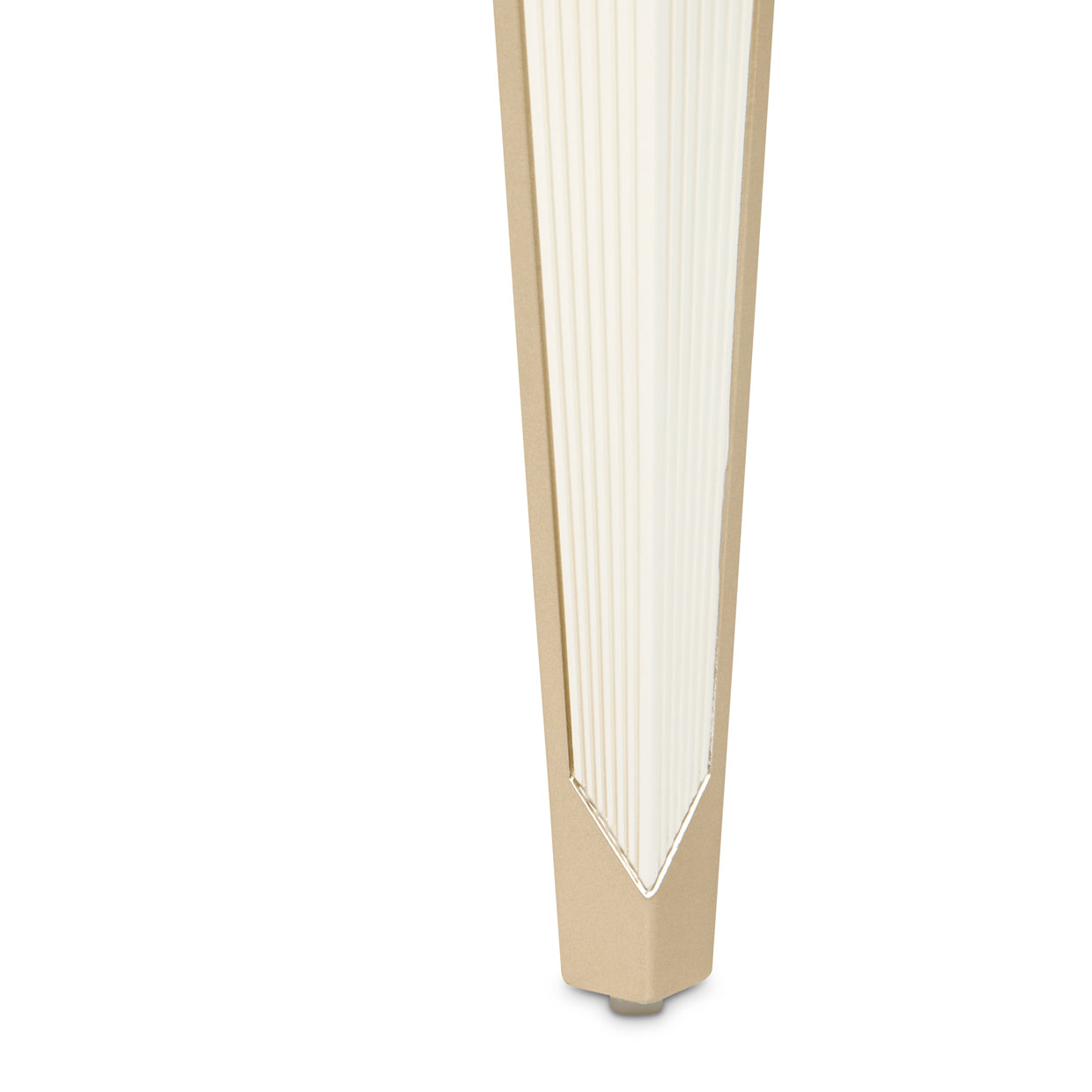 La Marisia Creamy Pearl Vanity Set with Mirror & Chair