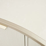 La Marisia Creamy Pearl Media Cabinet