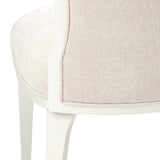 La Marisia Creamy Pearl Vanity Set with Mirror & Chair