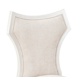 La Marisia Creamy Pearl Vanity Set with Mirror & Chair