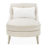 La Marisia Champagne Gold/Tranquil Chenille Chaise