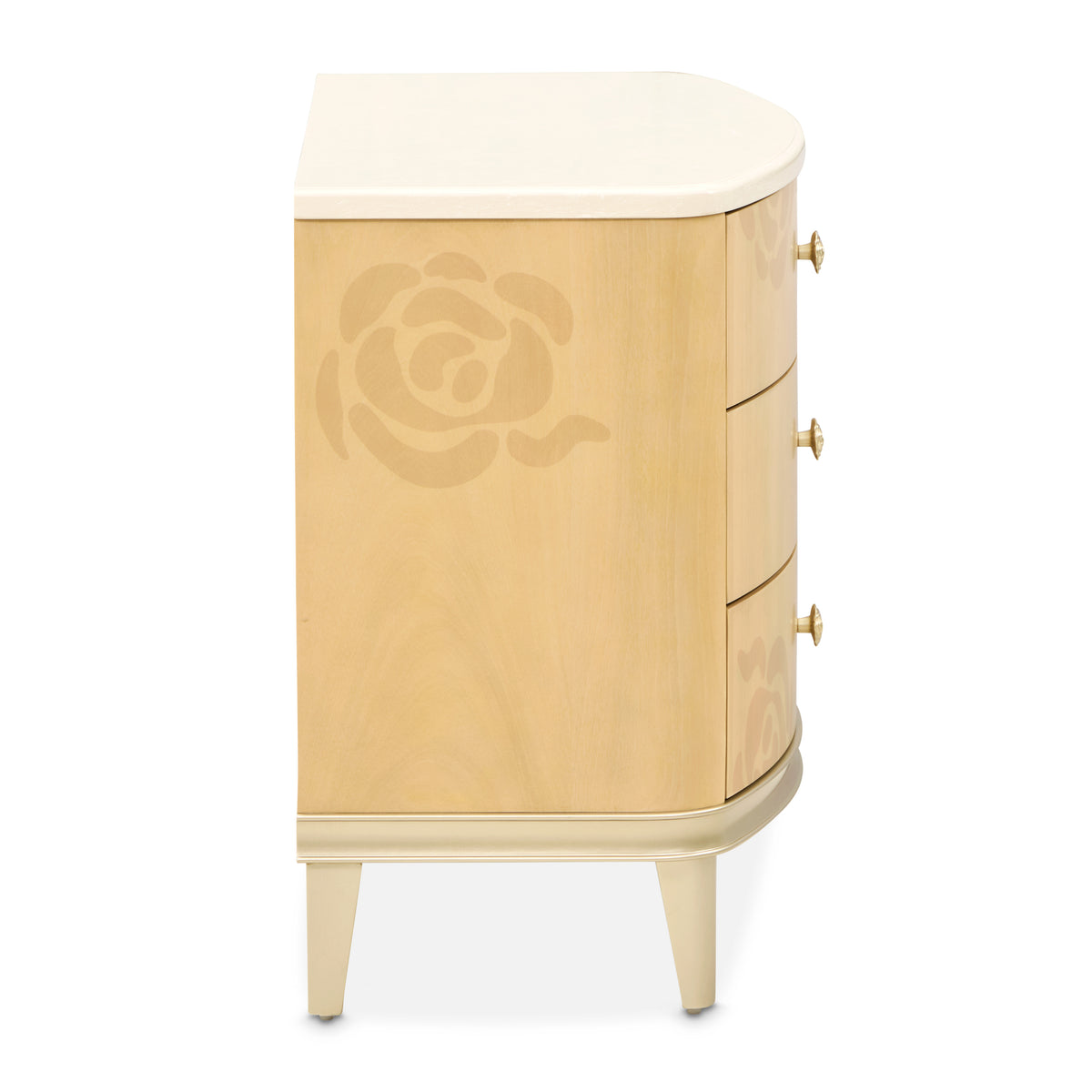 Camellia Field Caramel Nightstand