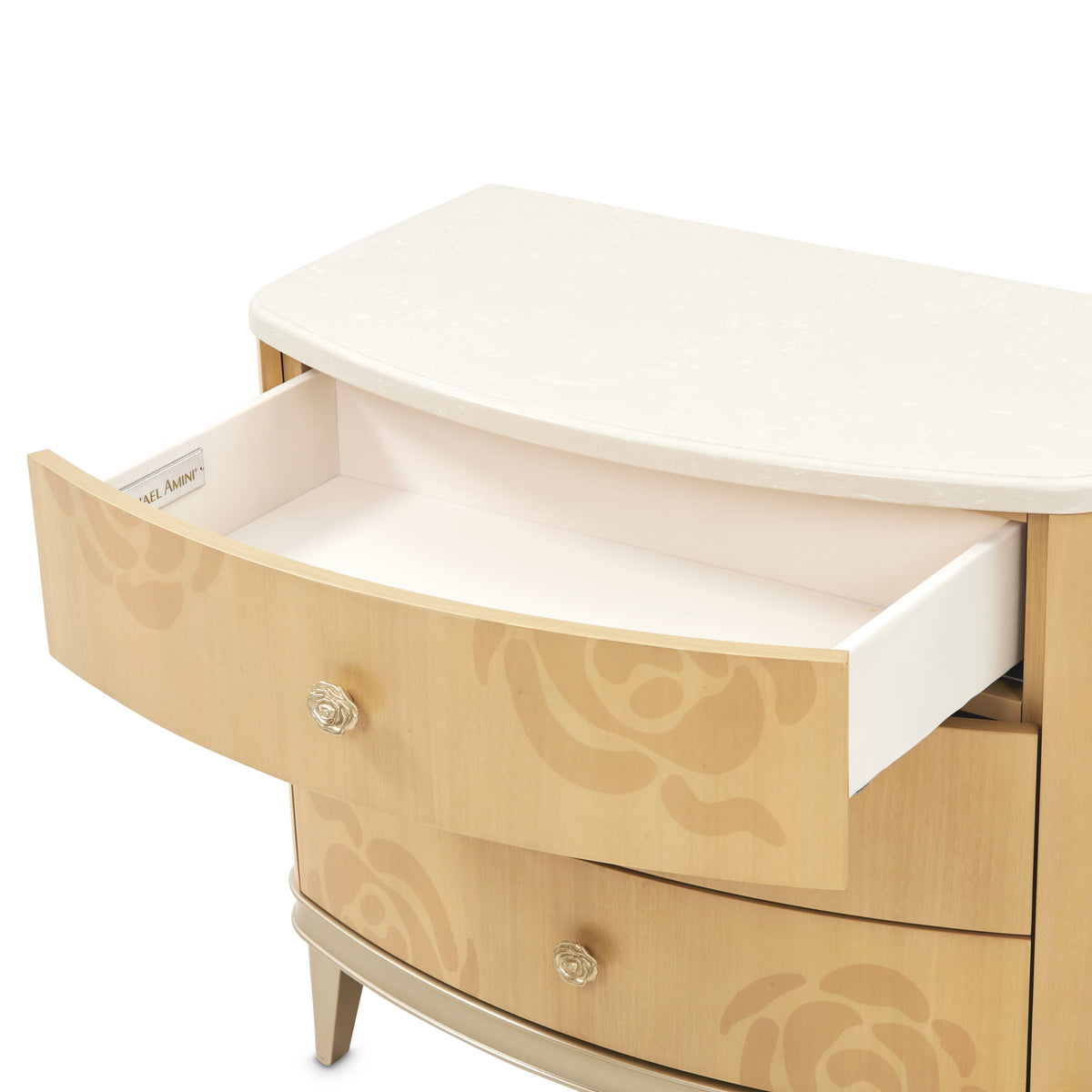 Camellia Field Caramel Nightstand