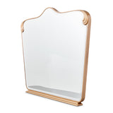 Camellia Field Warm Pecan Dresser Mirror