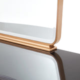 Camellia Field Warm Pecan Dresser Mirror