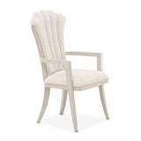 Fantosini Silver Mist/Cappuccino Dining Arm Chair