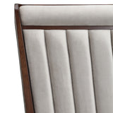 Houston Walnut/Porcini Eastern King Channel Tufted Panel Bed